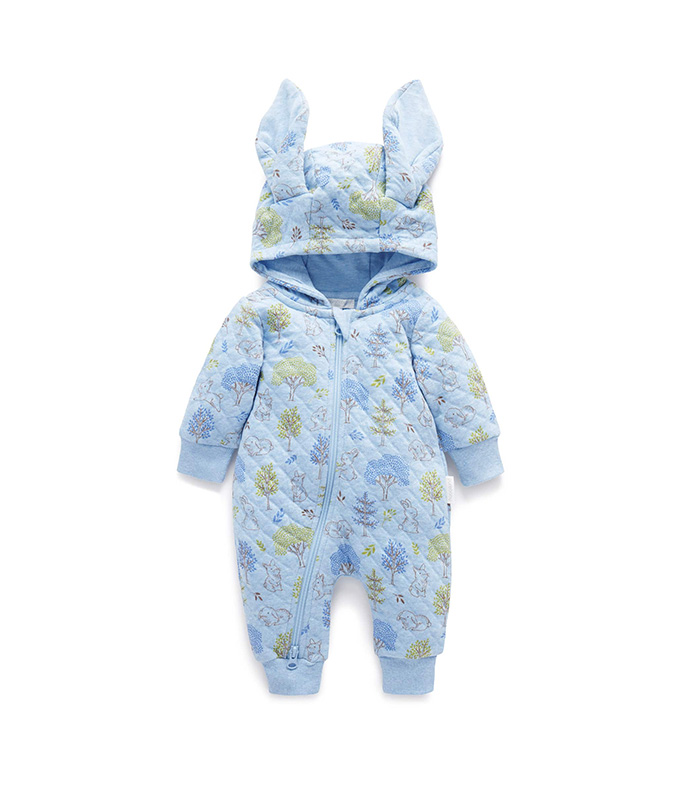 w-bcs-growsuit-2-1 Bunny Quilted Growsuit - Image 1
